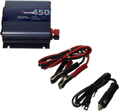 Samlex - Inversor de onda sinusoidal modificada (450 W, 12 V)