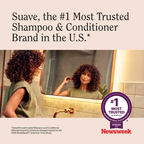 Miniatura 8 de Suave Champú suavizante de infusión de queratina de 2 tamaños, limpiador diario suave para cabello suave y manejable, control del encrespamiento 48H