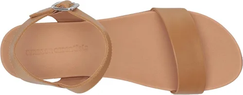 Miniatura 5 de Tienda Essentials Sandalias planas de dos bandas para mujer