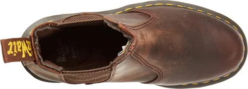 Miniatura 5 de Dr. Martens, Botas de servicio unisex 2976 antideslizantes, cuero industrial de grano completo