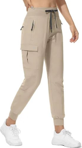 Miniatura 42 de RlaGed - Pantalones tipo cargo de senderismo para mujer, pantalones deportivos ligeros, de secado rápido, resistentes al agua, para pesca y al aire
