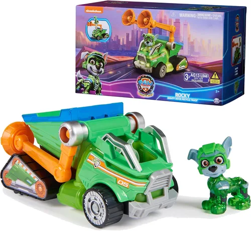 Miniatura 10 de Paw Patrol: The Mighty Movie, juguete de avión con figura de acción Skye Mighty Pups, luces y sonidos, juguetes para niños y niñas mayores de 3 años