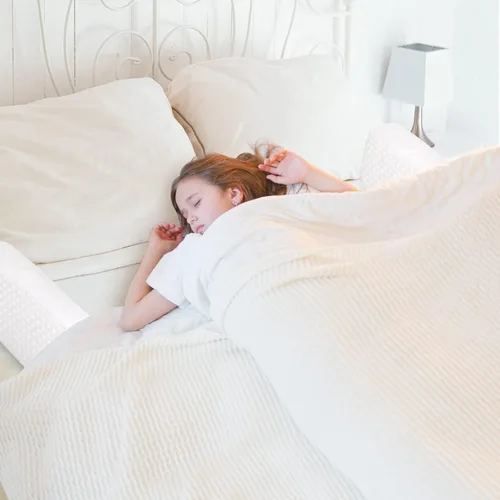 Miniatura 6 de YENING Protectores de cama para bebés y niños pequeños, barrera de seguridad de espuma para cama de niños, protector de cama para tamaño individual