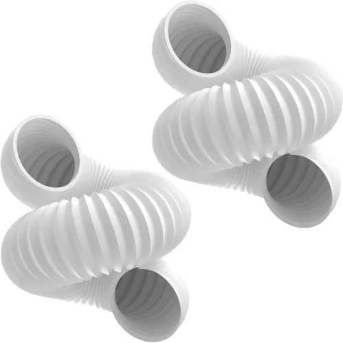 Miniatura 10 de Kit de manguera de aire acondicionado portátil flexible, 5.9 pulgadas de diámetro en sentido antihorario de manguera de escape de CA de 80 pulgadas