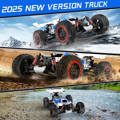 Miniatura 5 de ITEFDTUTNE 1:16 Autos de control remoto sin escobillas, camión RC eléctrico todo terreno fuera de carretera de hasta 62 mph, camión monstruo RC 4WD