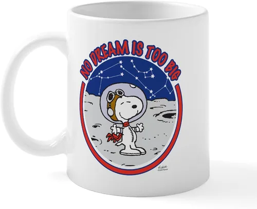 Miniatura 29 de CafePress Crabby Snoopy - Taza de café de cerámica (11 oz)