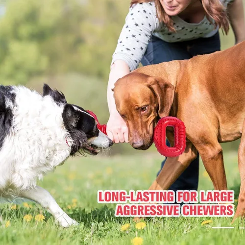 Miniatura 5 de Feeko Juguetes para Perros para Masticadores Agresivos de Raza Grande, Juguetes para Perros de 15 Pulgadas Interactivos de Larga Duración con Diseño
