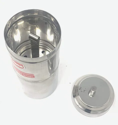 Miniatura 2 de Filtro de café para hacer Madras Filter Café/South India Filtro de café - Acero inoxidable (16.9 fl oz, 25.4 fl oz y 33.8 fl oz de capacidad)