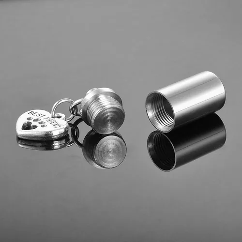 Miniatura 9 de TTVOVO Collar de urna de cremación para mascotas, para cenizas, recuerdo conmemorativo, soporte para cenizas, medallón de urna para mejor amigo