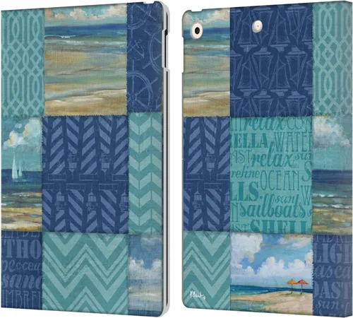 Miniatura 21 de Head Case Designs Funda de piel con licencia oficial de Paul Brent Agate Mermaid Coastal Book Wallet compatible con Apple iPad 10.2 2019/2020/2021