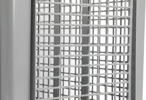 Miniatura 5 de Hudson Exchange - Contenedor de almacenamiento de malla recto con mango de pared, 24 x 16 x 12 pulgadas, color gris