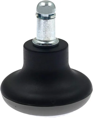 Miniatura 3 de Luomorgo 5 piezas de 2 pulgadas Bell Glides de repuesto para silla de oficina, ruedas giratorias para ruedas fijas estacionarias, deslizadores