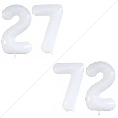 Miniatura 12 de Goer, conjunto de globos de papel aluminio para decoraciones de cumpleaños, globos de las letras de feliz cumpleaños y de números Oro
