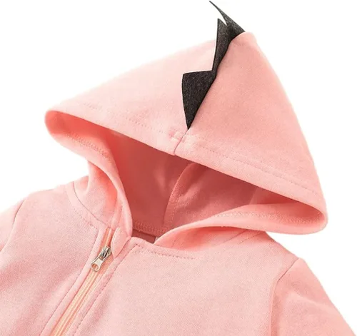 Miniatura 3 de Infant Newborn Baby Boys Girls Dinosaur Shark Long Sleeve Hoodie Romper Onesies Jumpsuit Outfits