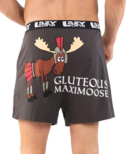 Miniatura 93 de Lazy One Divertidos boxers de animales, ropa interior humorística, novedosos pantalones cortos, regalos de broma para hombres