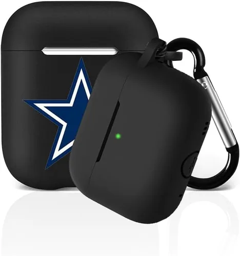Miniatura 13 de Funda protectora de silicona para 49ers compatible con AirPods de 1ª/2ª generación, funda de carga, llavero
