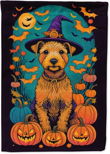 Miniatura 64 de Caroline's Treasures DAC1466GF - Bandera decorativa para jardín de Halloween de Affenpinscher Witchy para jardín, decoración para patio exterior