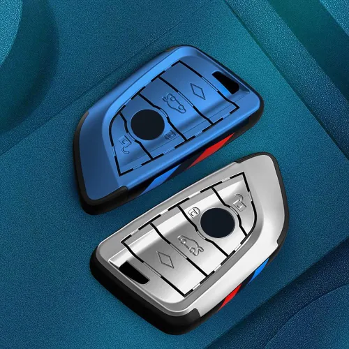 Miniatura 8 de Smart Remote Key Case Funda protectora para BMW 2 5 6 7 X1 X2 X3 X5 X6 Series con llavero