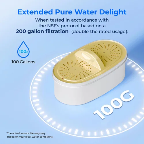 Miniatura 9 de Waterdrop Upgrade Filtros de Reemplazo Certificados NSF 53 & 42 & 372, para Todas las Jarras y Dispensadores Waterdrop, Reduce Plomo, PFAS