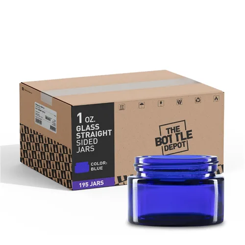 Miniatura 37 de The Bottle Depot - Tarro de vidrio de 4 oz (3.4 fl oz) - Ámbar transparente - 90 frascos - Cierres no incluidos - Acabado de cuello 58-400 - Tarros
