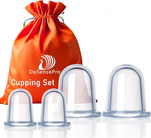 Miniatura 10 de Juego de tazas de masaje para terapia de ventosas, kit de ventosas de acupuntura para terapia de masaje, juego de ventosas de silicona