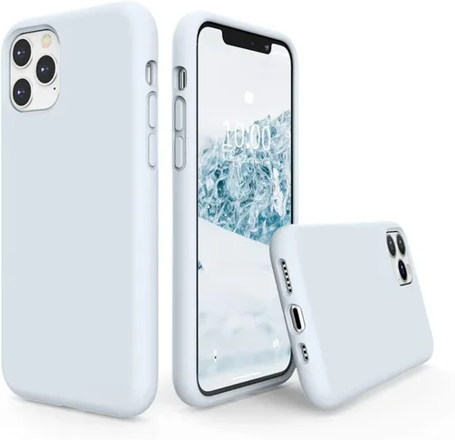 Miniatura 10 de SURPHY Funda compatible con iPhone 11 Pro de 5.8 pulgadas, funda gruesa de silicona líquida (con forro de microfibra) para 11 Pro 2019, color rojo