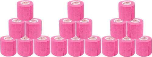 Miniatura 19 de Cinta adhesiva para veterinarios (negro) (paquete de 2) (2 pulgadas x 15 pies), autoadhesiva, adherente, cohesiva, flexible, autoadhesiva, rollo