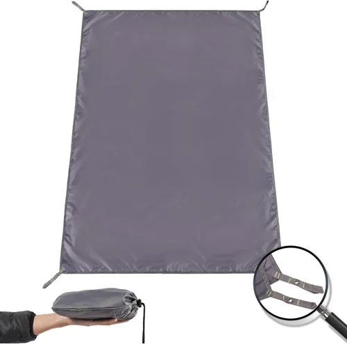 REDCAMP Lona impermeable para acampar, gris/verde 4 en 1 multifuncional tienda de campaña para acampar, senderismo, mochileros