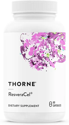 THORNE - ResveraCel - Ribósido de nicotinamida con fitosoma de quercetina y resveratrol - Apoya el envejecimiento saludable, la metilación, la