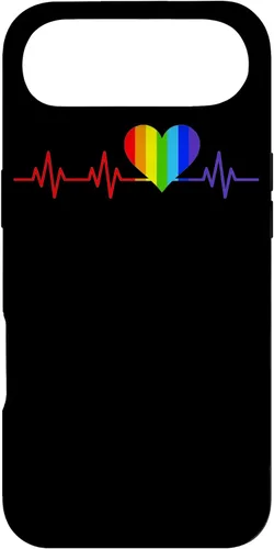Miniatura 26 de iPhone SE (2020) / 7 / 8 Gay Heartbeat Pride Flag Gift And Queer LGBTQ Rainbow Estuche de regalo