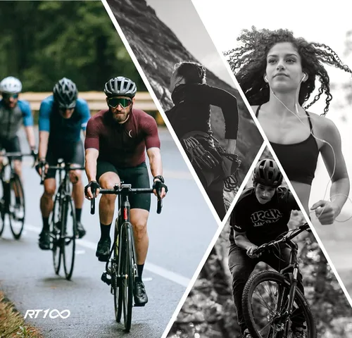 Miniatura 6 de Gafas de sol profesionales Ride Your Way, envolventes, sin marco, para ciclismo, para hombres y mujeres Oro negro dorado completo Ml