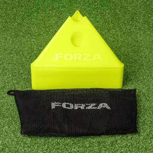 Miniatura 10 de FORZA Jumbo Triangle SuperCones Conos de entrenamiento de fútbol profesional con diseño triangular, ideales para ejercicios de velocidad, agilidad
