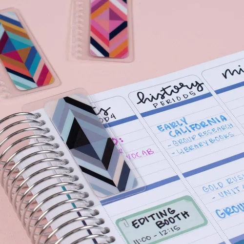 Miniatura 5 de Erin Condren Accesorios de diseñador – Marcadores a presión – Oh So Retro, paquete de 3 compatibles con cuadernos Erin Condren en espiral
