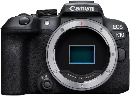 Miniatura 4 de Kit de creador de contenido Canon EOS R10, cámara sin espejo para vlogging con lente RF-S18-45mm F4.5-6.3 IS STM, trípode y micrófono estéreo