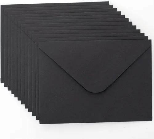 Miniatura 8 de 100 unidades de tarjetas con marco de fotos y sobres de 4x6 pulgadas, tarjetas de papel con notas, tarjetero de fotos para decoraciones de Navidad