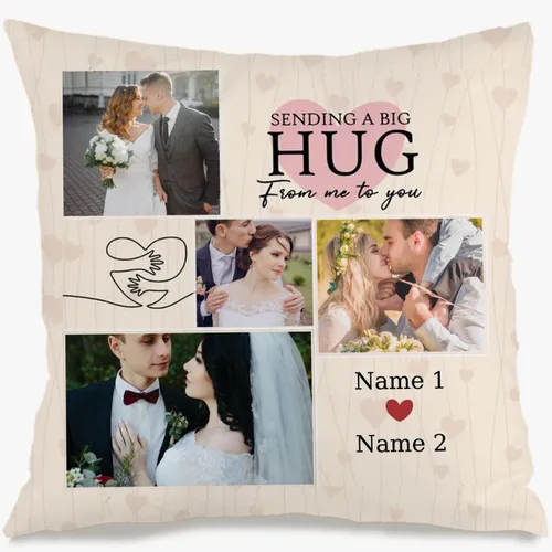 Miniatura 16 de One Photo Personalized Throw Pillow Case Where Your uploaded Image and Text Form a Unique Home décor Piece That Provides Warm Emotional Value and
