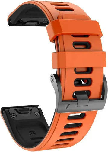 Miniatura 8 de COOVS Correa de silicona de liberación rápida de 1.024 in y 0.866 in para Garmin Fenix 7 7X 6X Pro 5X 3 3HR Easyfit para reloj Garmin Fenix 6 6 Pro