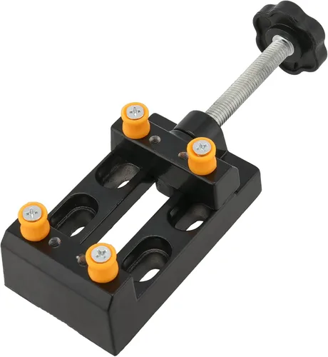 Miniatura 5 de KEILEOHO 4 piezas de mini abrazadera de banco de banco, tornillo de mesa ajustable universal para prensa de taladro, fabricación de joyas