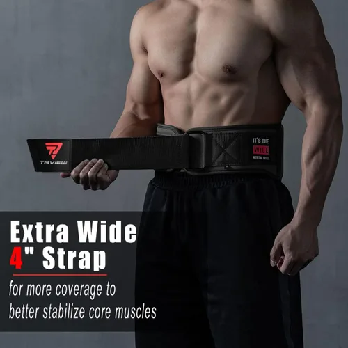 Miniatura 5 de Weight Lifting Belt, Weightlifting Belt,Workout Gym Powerlifting Belt 7 inch,Fitness Back Support for Cross Training, Squats, Lunges
