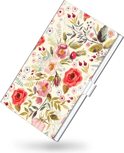 Miniatura 11 de Portafolios de Tarjetas de Visita, Impresión en Color para Hombres y Mujeres, Portafolios de Tarjetas de Negocios Ultradelgados de Metal, Árbol