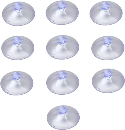 dophee Paquete de 10 ventosas para mesas de cristal, almohadillas de goma transparente anticolisión sin ganchos para organización del hogar, cocina,