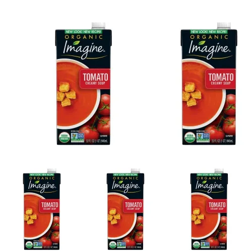 Miniatura 12 de Imagine Light in Sodium - Sopa de tomate cremosa orgánica para jardín, 32 onzas