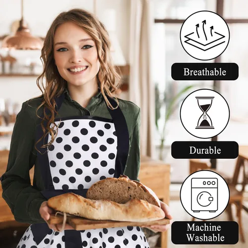 Miniatura 2 de RosieLily Retro Aprons for Women Vintage Apron Kitchen Apron for Cooking Baking BBQ Grilling Sexy Mothers Day Gifts Cute