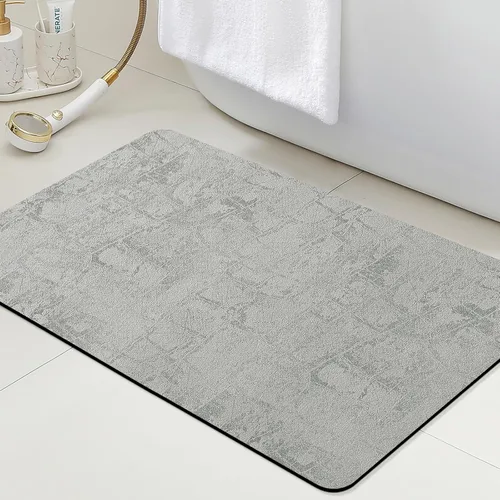 Miniatura 78 de ACCUMTEK Alfombrilla de Baño Ultra Delgada, Alfombrillas de Baño Antideslizantes con Respaldo Mejorado para Colocar Bajo la Puerta, Alfombras