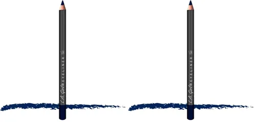 L.A. Girl Lápiz delineador de ojos, azul marino, 0.04 onzas (paquete de 2)