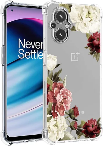 Miniatura 6 de Funda para OnePlus Nord N20 5G, para OnePlus N20 Funda transparente para niñas y mujeres, TPU suave a prueba de golpes, funda protectora