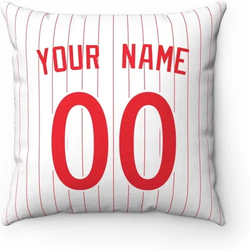 Miniatura 2 de ANTKING Paquete de 2 almohadas personalizadas con cualquier nombre y número, regalo personalizado para hombres, mujeres y niños Para Philadelphia