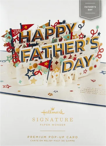 Miniatura 7 de Hallmark Signature Collection - Tarjeta para el día del padre, diseño de maravilla de papel desplegable 3D