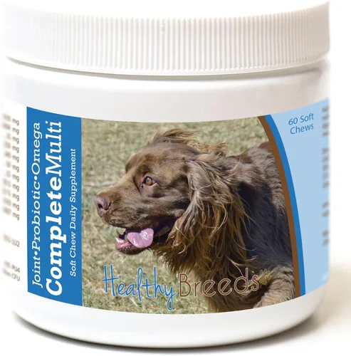 Miniatura 300 de Healthy Breeds Pug todo en uno multivitamínico suave masticable 60