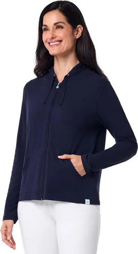 Miniatura 25 de Sudadera con capucha para la costa, de Coolibar, para mujer, UPF 50+, protege del sol